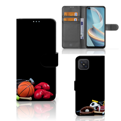 OPPO Reno4 Z | Wallet Case | met Pasjes | Sports