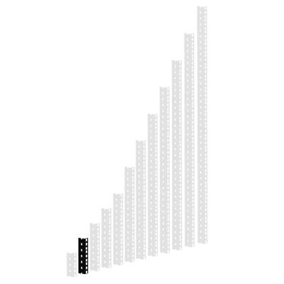 Adam Hall Rackprofiel 3HE zwart