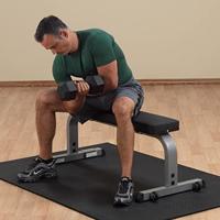 Body-Solid GFB350 Vlakke Halterbank - thumbnail