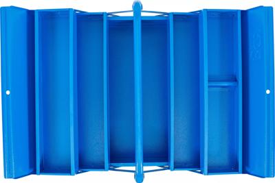 BGS technic metal tool box with 5 compartments (empty)