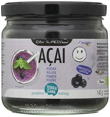 TerraSana Super acai poeder bio 140 Gram
