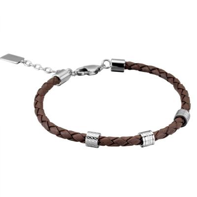 Just Cavalli Armband JCBR50020100 Heren Leather 200mm x 5mm Just Cavalli Armband JCBR50020100 Heren Leather 200mm x 5mm