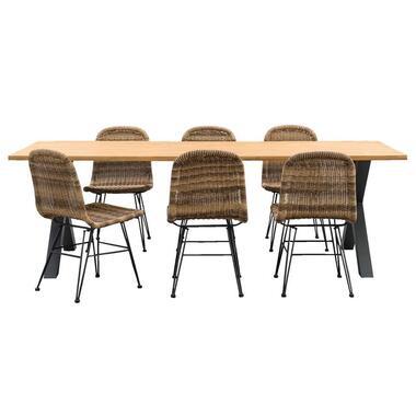 Le Sud tuinset Vienne Lorraine - naturel - 7-delig