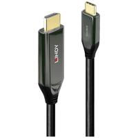 Lindy 43367 video kabel adapter 1 m USB Type-C HDMI Type A (Standaard) Zwart - thumbnail