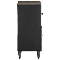 Dressoir 80x33x75 cm massief mangohout - thumbnail