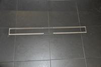 Wiesbaden tegelrooster voor douchegoot 50 x 7 cm RVS - thumbnail