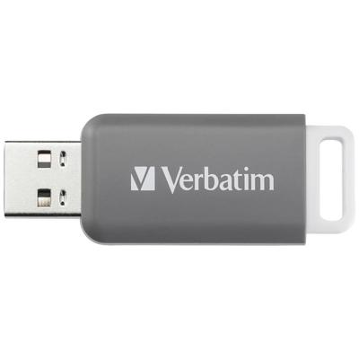 Verbatim V DataBar USB 2.0 Drive USB-stick 128 GB Grijs 49456 USB-A 2.0