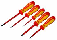 C.K Triton XLS Schroevendraaierset VDE 5-delig Plat, Kruiskop Pozidriv - thumbnail