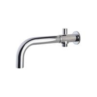 Wiesbaden inbouw-baduitloop met omstel rond 23cm chroom - thumbnail