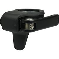 VWP zadelpenklem snelspanner met rubberstofkap 31,8mm zwart - thumbnail