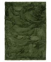 Tapeso Zacht hoogpolig vloerkleed - Comfy plus - olijfgroen - 230x330 - thumbnail