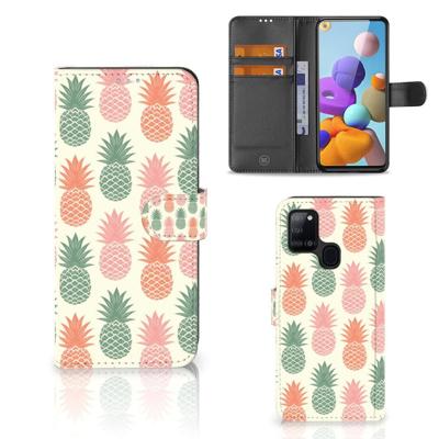 Samsung Galaxy A21s | Book Cover | Ananas