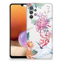 Samsung Galaxy A32 4G | A32 5G Enterprise Editie | TPU Hoesje | Bird Flowers - thumbnail