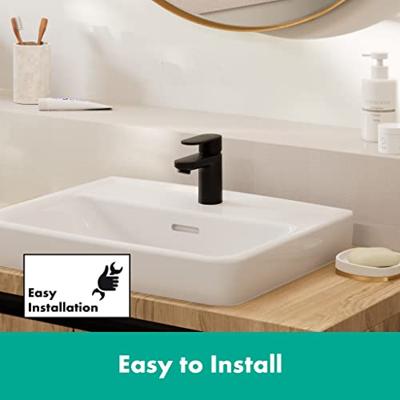 Wastafelmengkraan HansGrohe Vernis Blend 70 Eengreeps Zonder Afvoer Mat Zwart