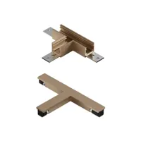 Lucide Premium LINIAL T-koppelstuk - 1-fase Railsysteem / Railverlichting - Smart - 48V Track - Champagne - thumbnail