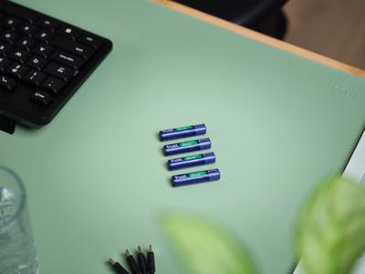 Trust Via USB-C oplaadbare AAA-batterijen (4 stuks) Batterij Blauw - thumbnail