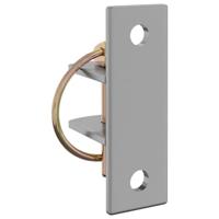 VidaXL Emmerhaken 3 st wandmontage staal zilverkleurig en bruin - thumbnail