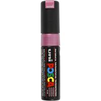 Uni-Posca Posca marker, afm pc-8k, lijndikte 8 mm, breed, metallic pink, 1 stuk - thumbnail