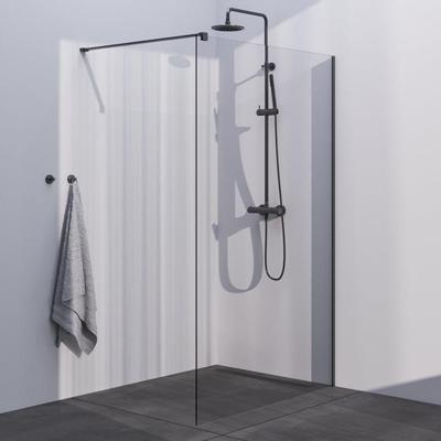 BRAUER Gunmetal Season Inloopdouche - helder glas - 130x200cm - gunmetal geborsteld GS-ISMP1H130200GM BRAUER Gunmetal Season Inloopdouche - helder glas - 130x200cm - gunmetal geborsteld GS-ISMP1H130200GM