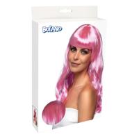 Pruik chique licht roze - thumbnail