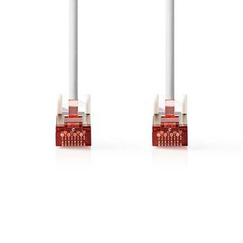 CAT6 S/FTP-Netwerkkabel | RJ45 Male - RJ45 Male | 2,0 m | Wit