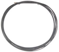 Trekveer staal 30 meter draadtrekken met aan beide zijden een trekoog - thumbnail