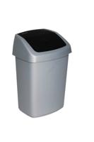 Curver swing bin 25 liter zilver/antraciet - thumbnail