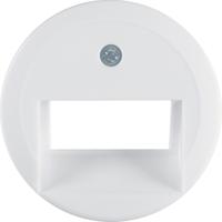 Centraalplaat UAE doos 2 x RJ45 Berker 1930 polar wit 1409 - thumbnail