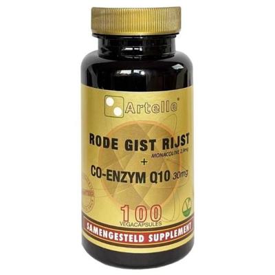 Artelle Rode Gist Rijst Co Enzym Q10 Vegacapsules Artelle Rode Gist Rijst Co Enzym Q10 Vegacapsules