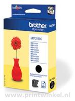 Brother Inktcartridge LC-121BK Origineel Zwart LC-121 BK - thumbnail