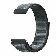 Sport Loop nylon bandje - Donkergrijs / blauw gemêleerd - Garmin Vivoactive 6 / Vivoactive 5 / Vivoactive 3 - thumbnail