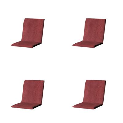 Stapelstoel kussen outdoor Manchester rood (4 stuks) Madison - Madison
