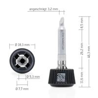 Ersa 0142ADLF32/SB Soldeerpunt Schuin Grootte soldeerpunt 3.20 mm Inhoud: 1 stuk(s) - thumbnail