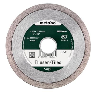 Metabo Accessoires Diamant slijpschijf | Ø 125x22,23mm | "SP-T" | Fliesen "SP" - 628556000 Metabo Accessoires Diamant slijpschijf | Ø 125x22,23mm | "SP-T" | Fliesen "SP" - 628556000