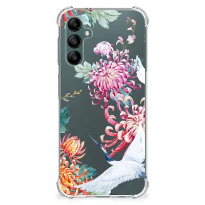 Samsung Galaxy A14 5G/4G Case Anti-shock Bird Flowers Samsung Galaxy A14 5G/4G Case Anti-shock Bird Flowers