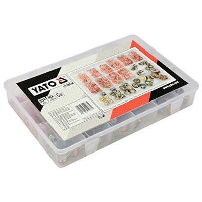 YATO 534-delige Sluitringen- en aftappluggenset YT-06864 YATO 534-delige Sluitringen- en aftappluggenset YT-06864