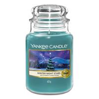 Yankee Candle Winter Night Stars kaars Rond Amber, Muskus, Witte muskus Blauw 1 stuk(s) - thumbnail