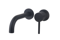 OUTLET Wiesbaden Wastafelkraan Inbouw Caral Twenty Excl.Inbouwdeel Mat Zwart - thumbnail