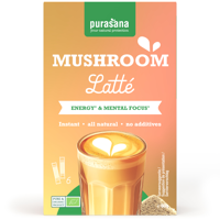 Purasana Mushroom latté 6 x 10 g BIO - thumbnail