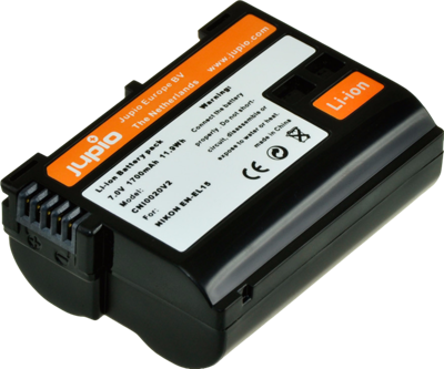 Jupio accu EN-EL15 voor Nikon - 1700mAh