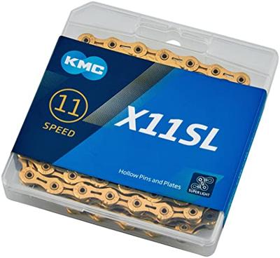 KMC fietsketting x11sl ti-n goud 118 schakels - thumbnail