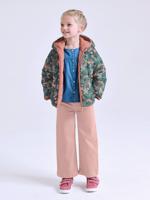 Omkeerbaar lichtgewicht donsjack voor meisjes smaragdgroen - thumbnail