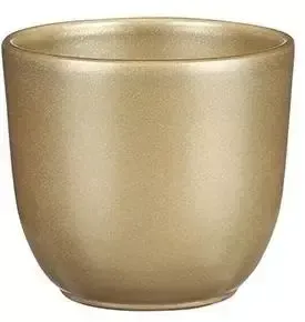Tusca pot rond goud h9xd10cm Mica Decorations - Mica decorations