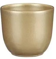 Tusca pot rond goud h9xd10cm Mica Decorations - Mica decorations - thumbnail