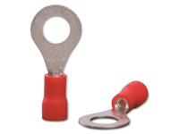 Quadrios 22C443 Ringkabelschoen Dwarsdoorsnede (max.): 1.5 mm² Schachtdiameter: 6.5 mm Deels geïsoleerd Rood 1 set(s) - thumbnail