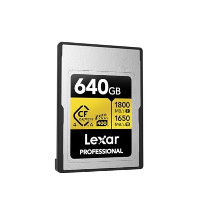 Lexar Pro Gold 640GB 4.0 CFexpress Type A VPG400 - R1800/W1650 MB/s