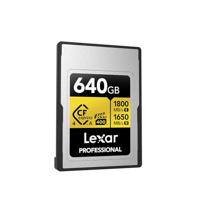 Lexar Pro Gold 640GB 4.0 CFexpress Type A VPG400 - R1800/W1650 MB/s - thumbnail
