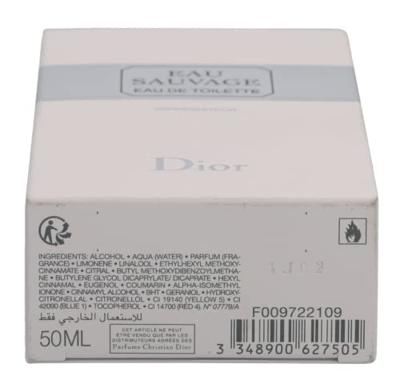 Christian Dior - Dior Eau Sauvage Eau de toilette Spray 50 ml Heren