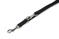 Beeztees dubbele linnen van nylon, voor honden, 200 x 2 cm, zwart - thumbnail