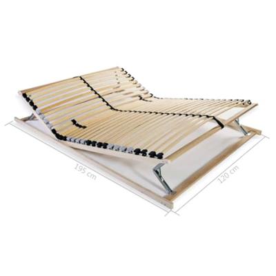 Lattenbodem met 28 latten 7 zones 120x200 cm